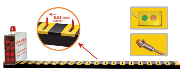 枣庄台儿庄区V3嵌入式闯岗自动扎胎器/阻车器